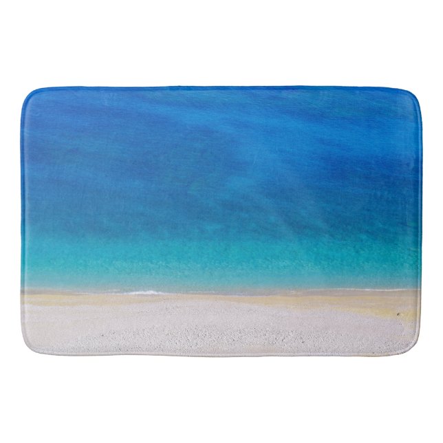Pleasant Mediterranean Beach Bath Mat (Front)