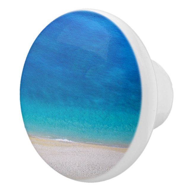 Pleasant Mediterranean Beach Ceramic Knob (Right)