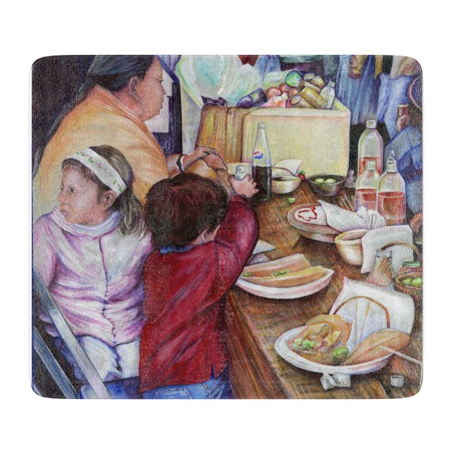 Pleasant Picnic, Mexico Cutting Board (Front)