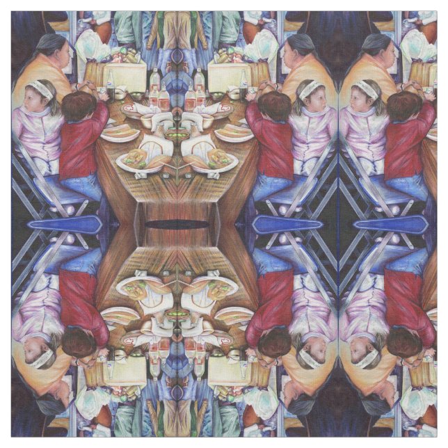 Pleasant Picnic, Mexico Fabric (Swatch)