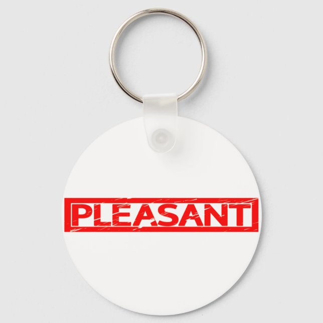 Pleasant Stamp Key Ring (Front)