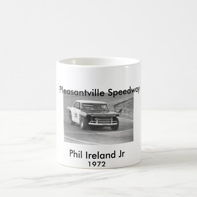 Pleasantville Speedway, Phil Ireland Jr, ... Coffee Mug (Center)