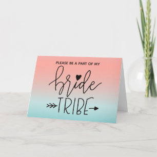 Please Be Part of My Bride Tribe Invitation