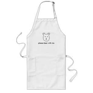 Please bear with me T-Shirt Long Apron