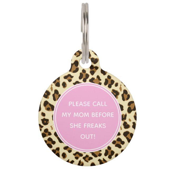 Please Call my my Mum - Cute Pet Tag (Front)