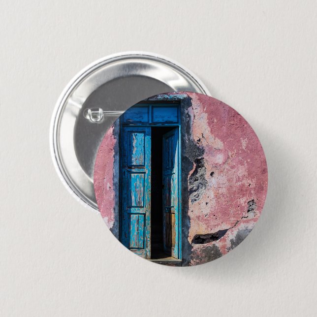 Please Come In 6 Cm Round Badge (Front & Back)