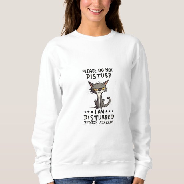 Please do not disturb sweatshirt (Front)