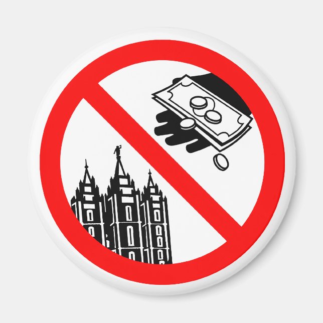 Please Don't Feed the Church Magnet (Front)