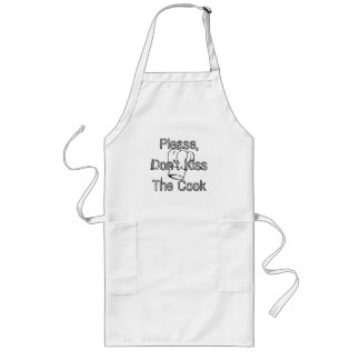 Please,Don't Kiss The Cook aprin Long Apron