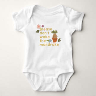 Please Don't Wake The Mandrake Baby Bodysuit