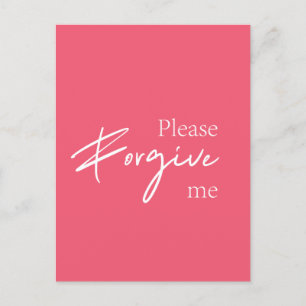 Please forgive me - Ho'oponopono Poster Postcard