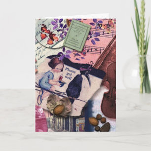Please Get Well Greeting Card
