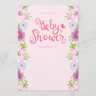 Please, join us for a baby shower invitation