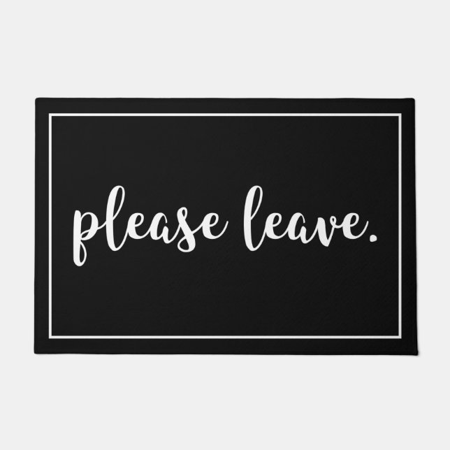 Please Leave Doormat (Front)