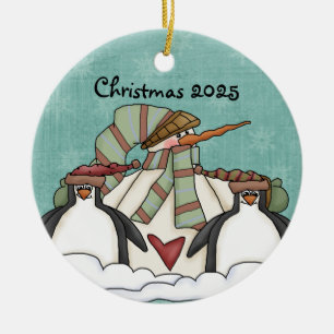Please Let it Snow Snowman Keepsake Ornament