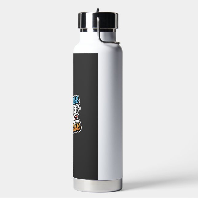 Please Love Rescue Dog Water Bottle (Left)