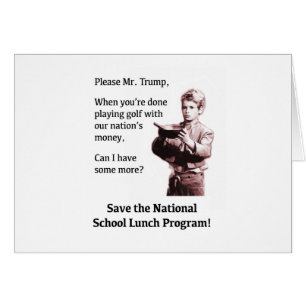 Please Mr. Trump, Can I Have Some More?