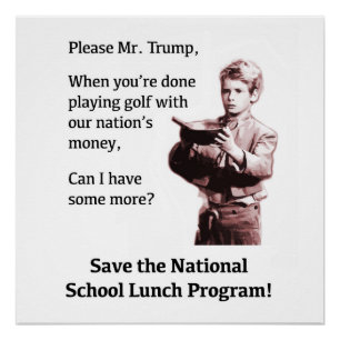 Please Mr. Trump, Can I have some more? Poster