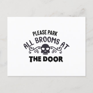 Please Park All Brooms at the Door Postcard