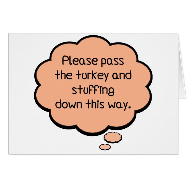 Please Pass The Turkey and Stuffing (Front Horizontal)