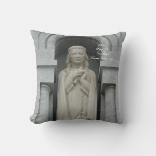 please pray for us saint Kateri Tekakwitha Cushion