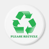 Please Recycle. Recycling Awareness. Go Green.