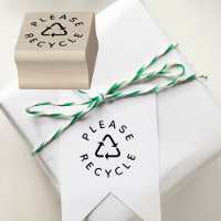 Please Recycle Stamp