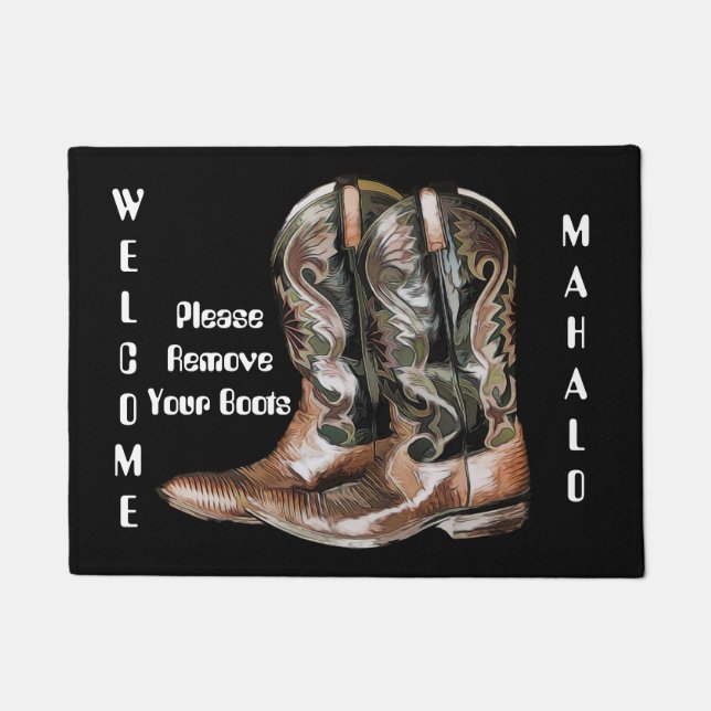 Please Remove Boots Doormat (Front)