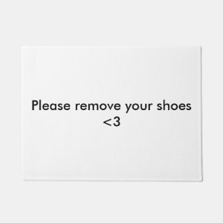 please remove your shoes doormat door mat