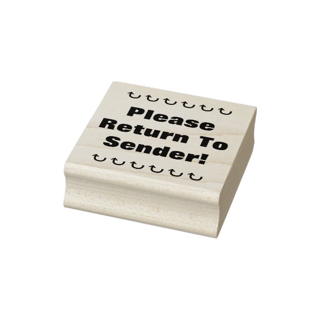 "Please Return To Sender!" Rubber Stamp (Stamp)