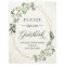 Please Sign Our Guestbook Geometric Eucalyptus