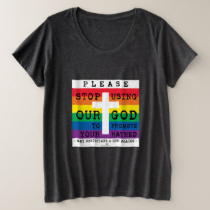 Please Stop Plus Size T-Shirt
