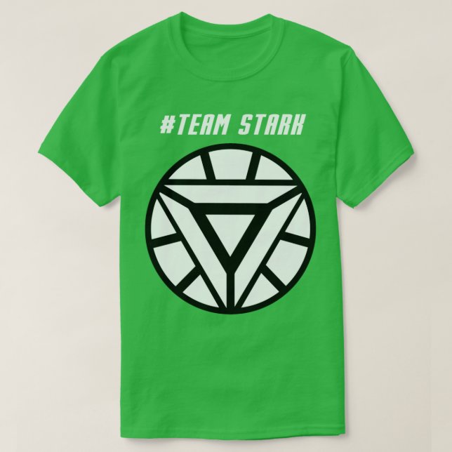 PLEASE SUPPORT TEAM STARK T-Shirt (Design Front)