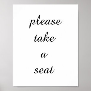 please take a seat Word For Bathroom   Bathroom Wa Poster