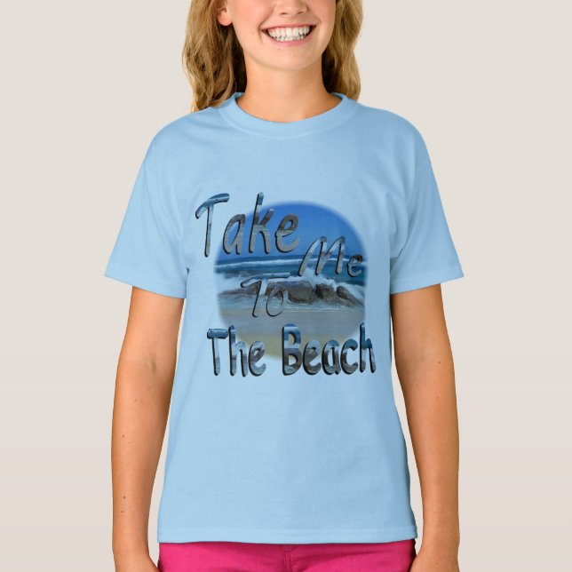 Please Take Me To The Beach, T-Shirt (Front)