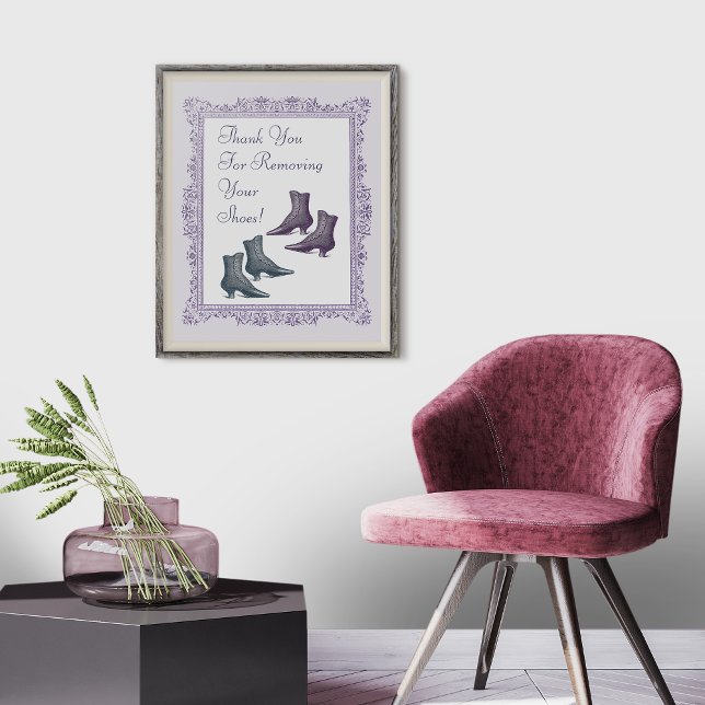 Please Take off Your Shoes Sign (Creator Uploaded)