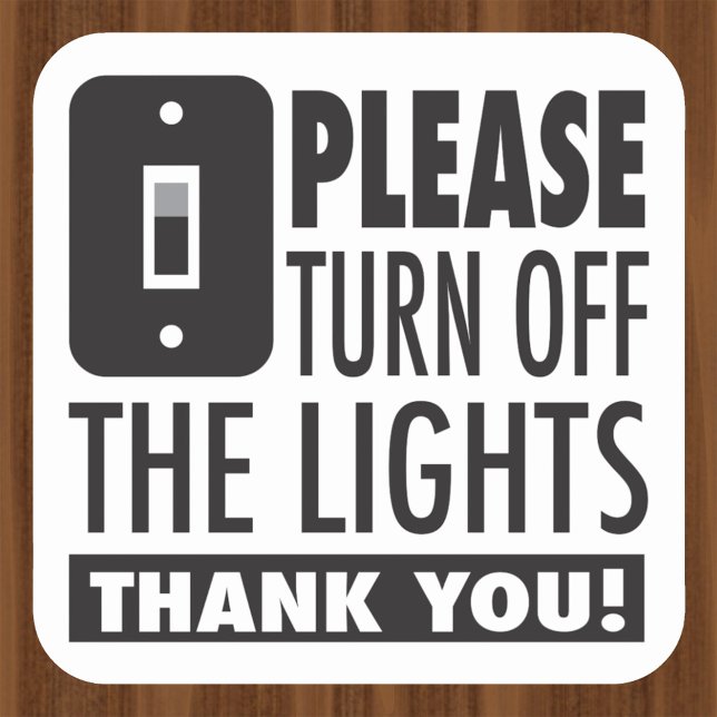 Please turn off the lights sticker (Creator Uploaded)