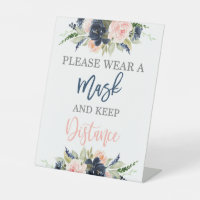Please wear a mask gender reveal