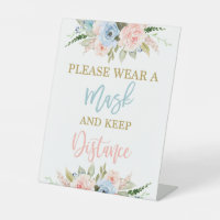 Please wear a mask gender reveal