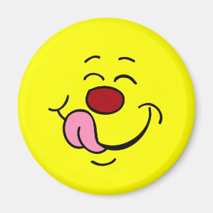 Pleased Face Grumpey Magnet