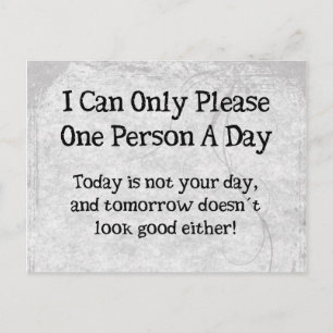 Pleasing Persons Postcard