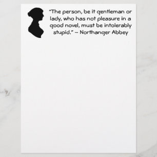 Pleasure in a Good Novel Jane Austen Quote