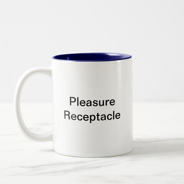 Pleasure Receptacle Two-Tone Coffee Mug (Left)