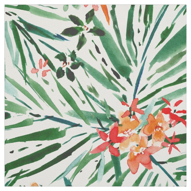 PLEASURE SPIKE Tropical Palms Fabric (Swatch)