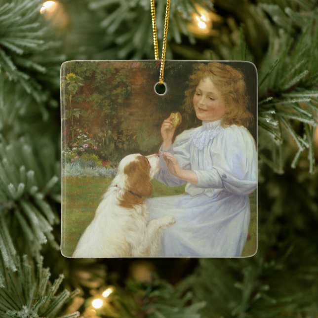 Pleasures of Hope by William Henry Gore Ceramic Ornament (Tree)