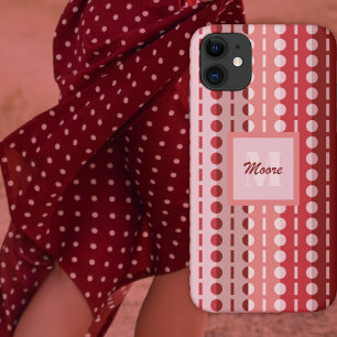 Pleated Stripes – Pink to Red Ombre Case-Mate iPho iPhone Case