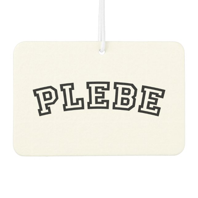PLEBE CAR AIR FRESHENER (Front)