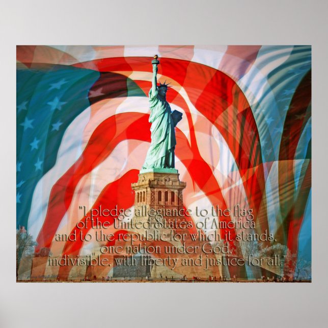 Pledge Allegiance To The Flag II Poster (Front)