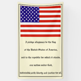 Pledge Of Allegiance Banner
