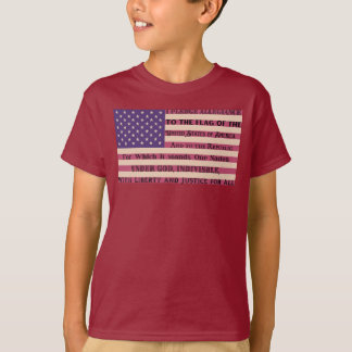 Pledge of Allegiance Flag T-Shirt